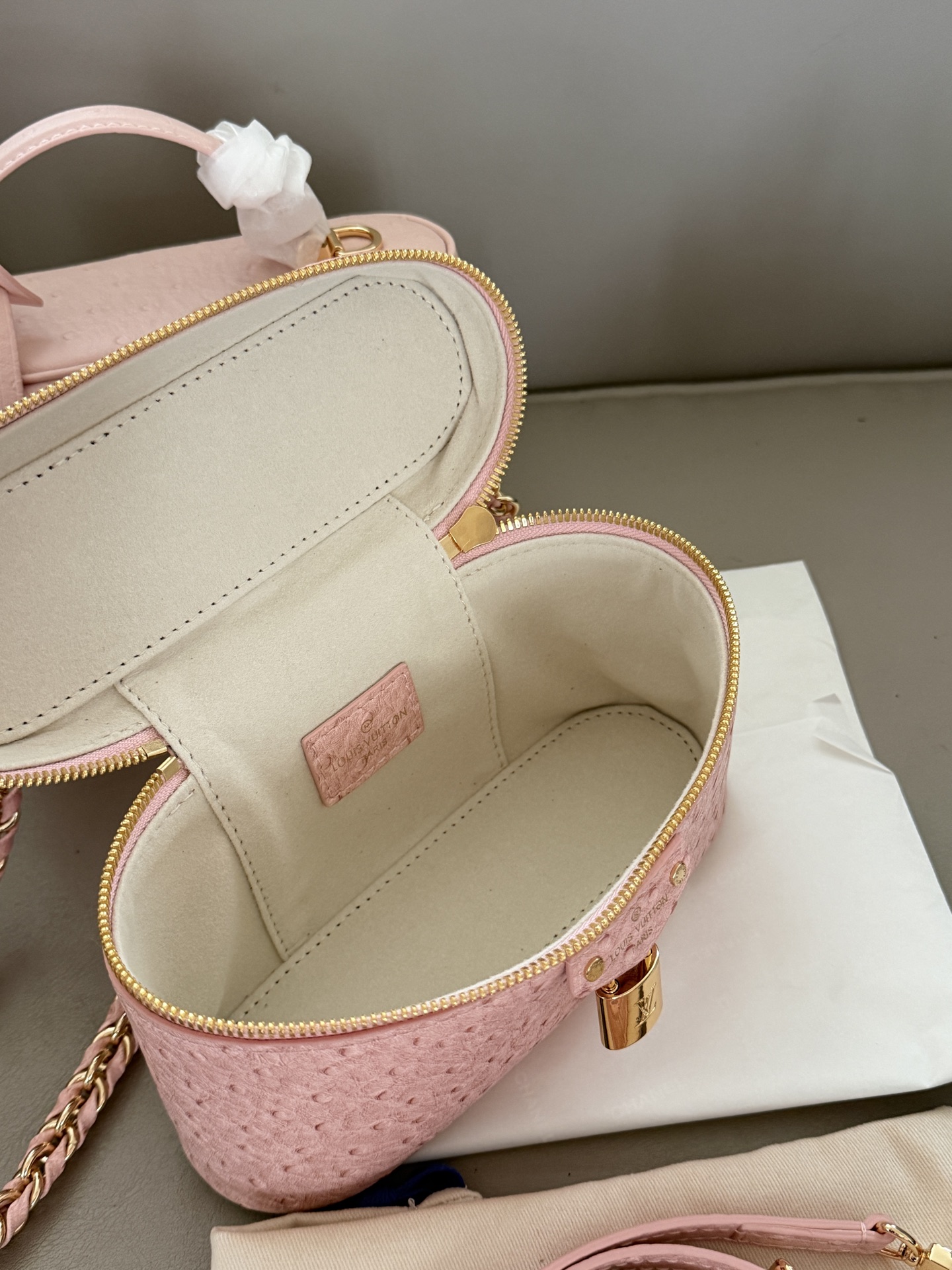 LV vanity box makeup bag