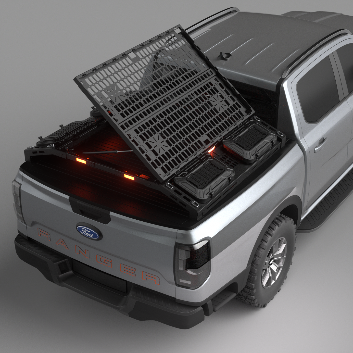 JD3 Pickup Truck Bed Organizer Rack - JUSNDESIGN