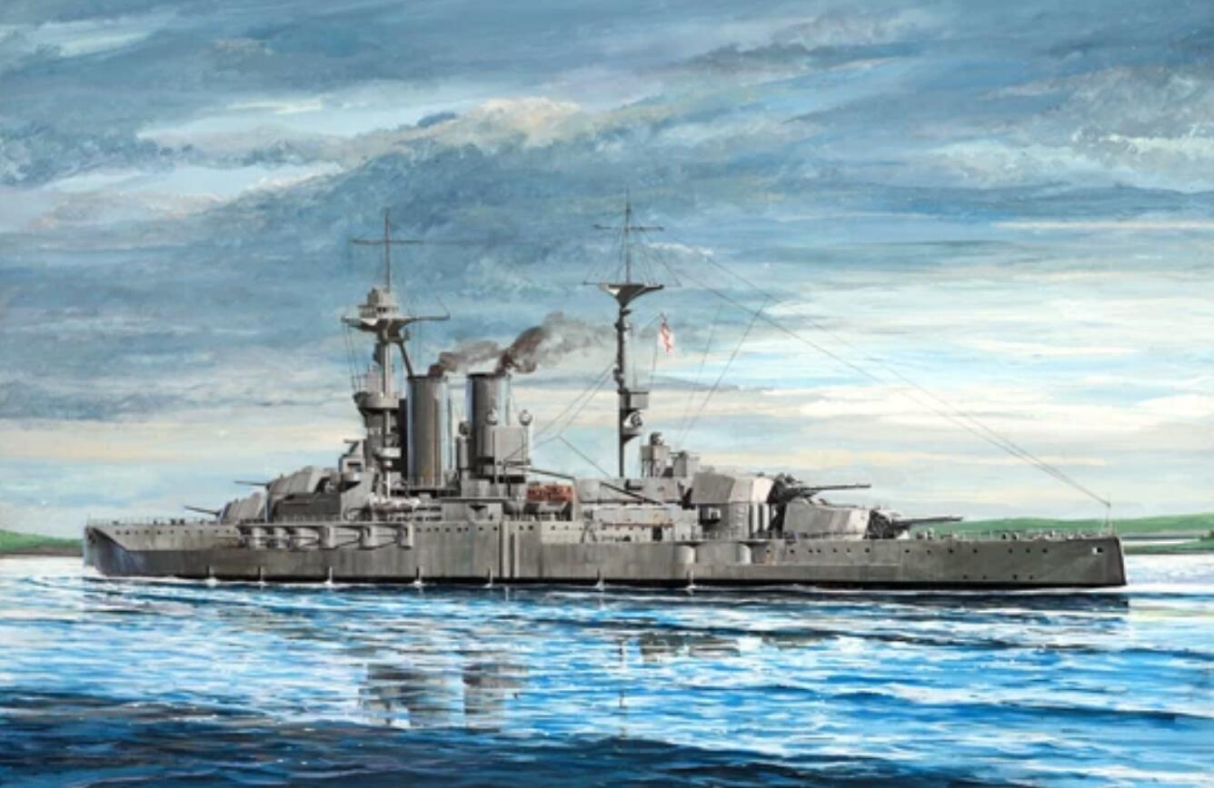 Trumpeter model 05780 1/700 HMS Warspite 1915 plastic model kit