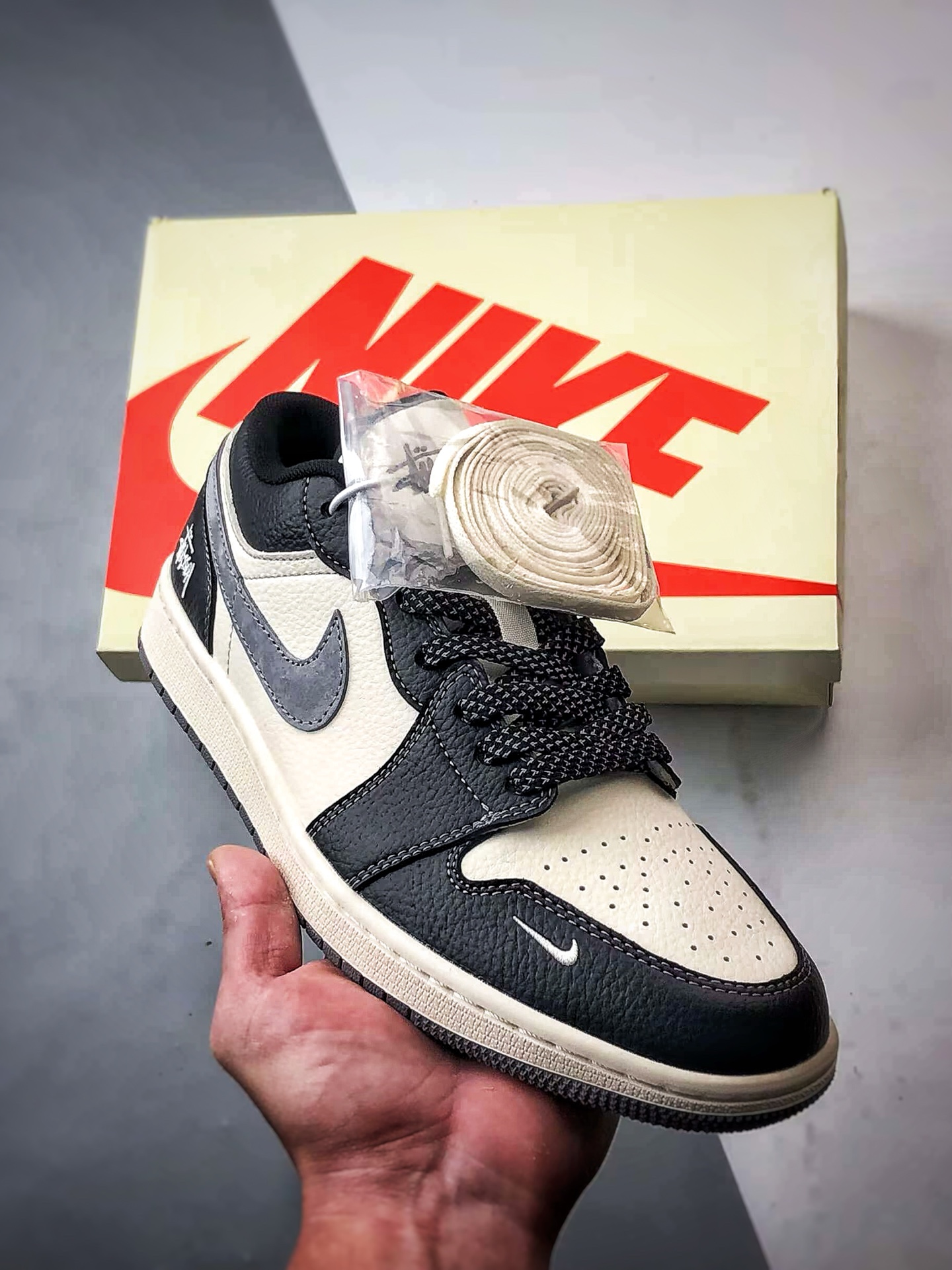 AJ Air Jordan 1 Low OG Bape Hooked sneakers shoes