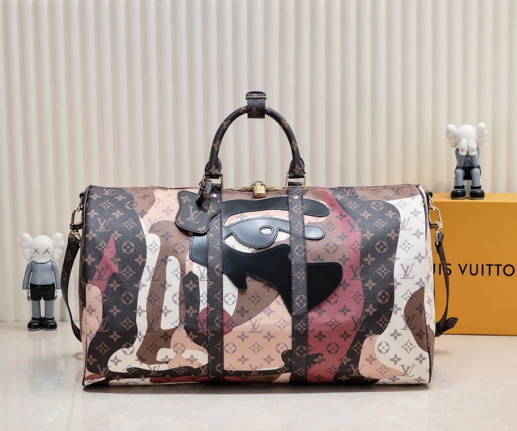 LV Keepall Bandoulière55 Portrait Monogram bag