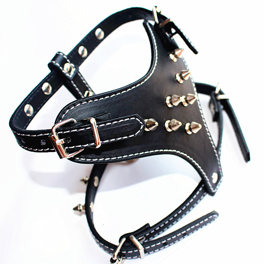 Punk dog collar PU leather