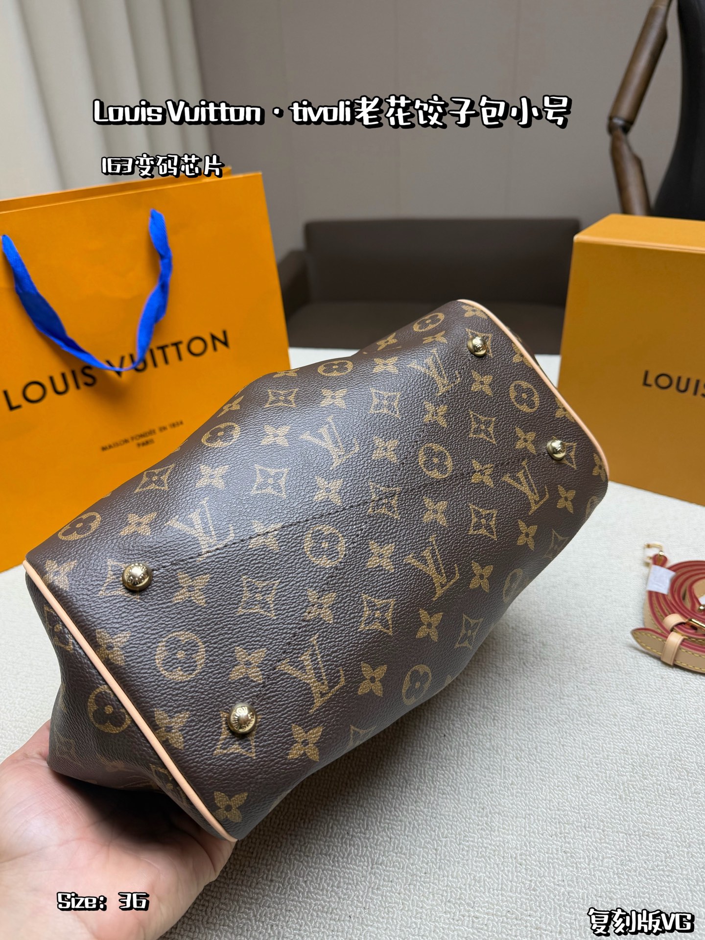 LV classic monogram dumpling bag