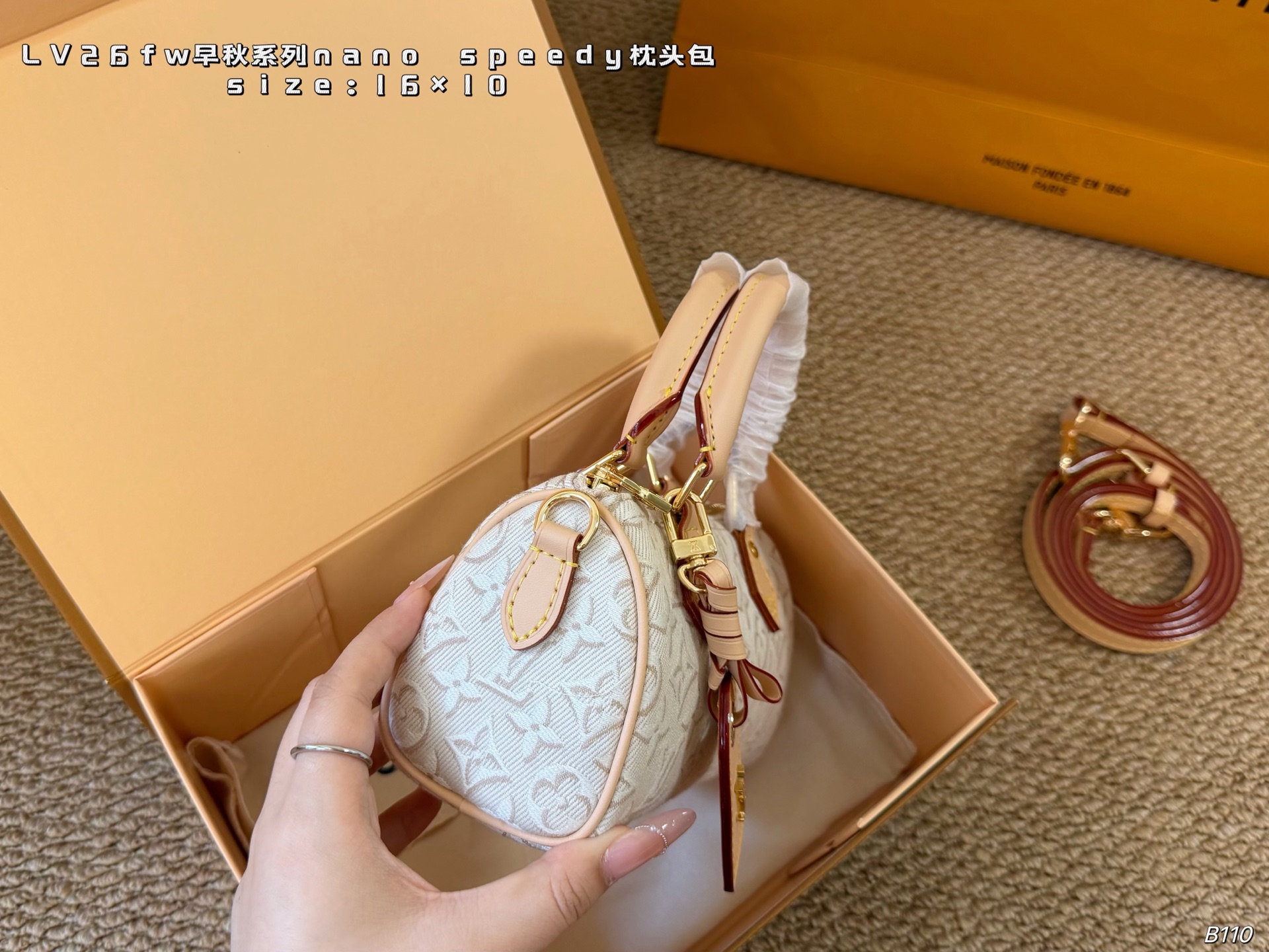 LV Nano Speedy mini Boston bag
