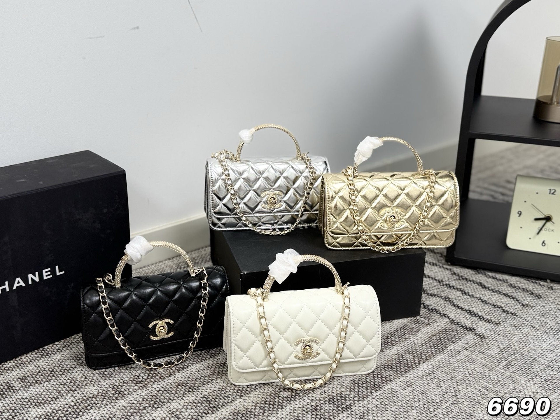 Chanel woc chain crossbody bag