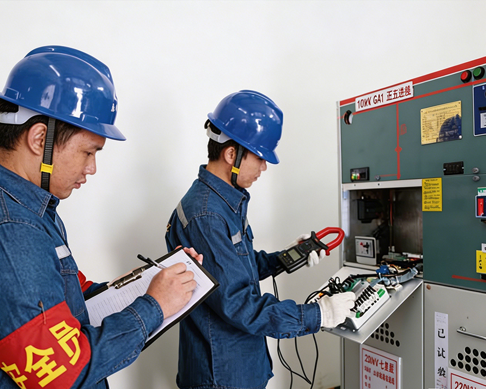 Preventive testing of electrical equipment