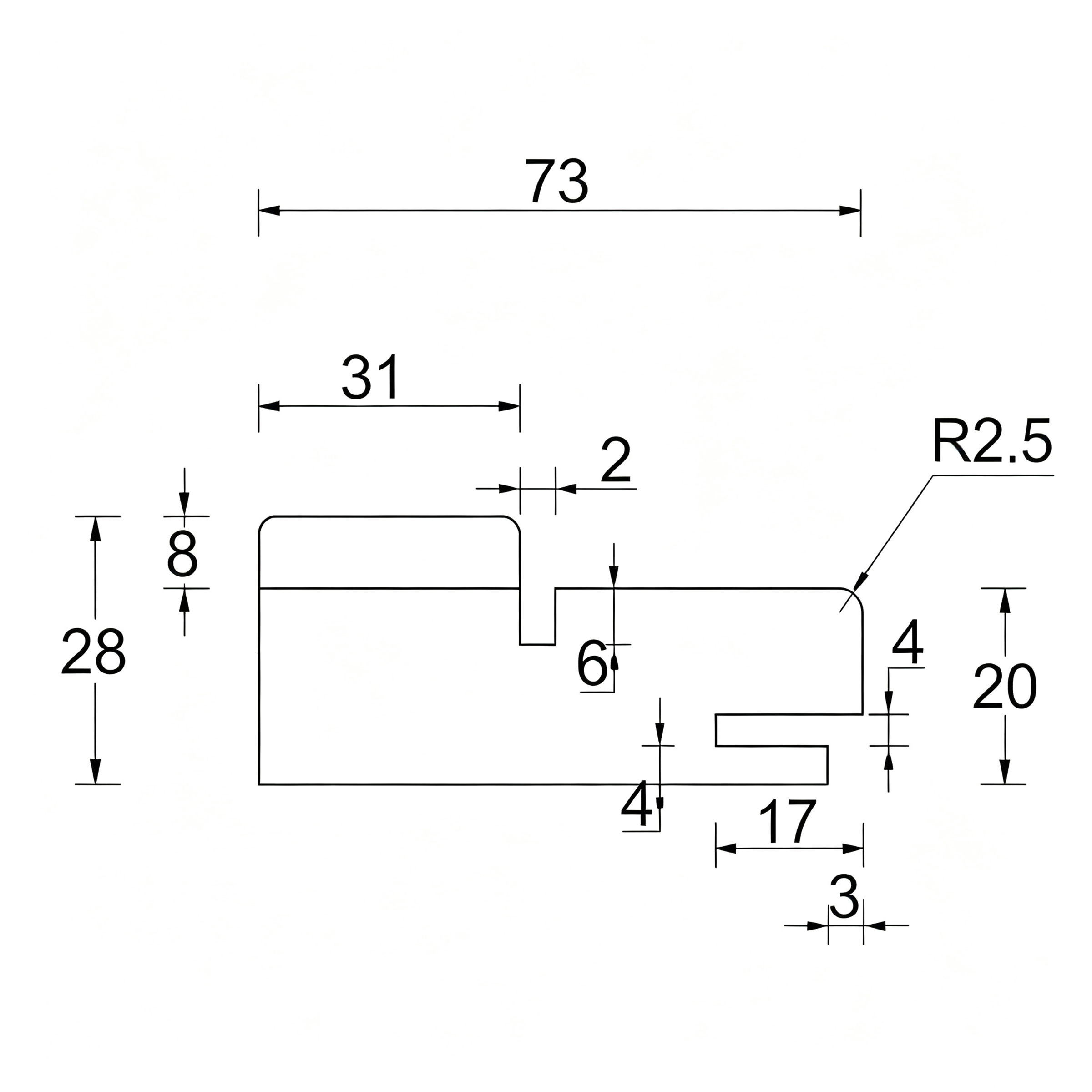 Door Leaf Vertical Main Frame