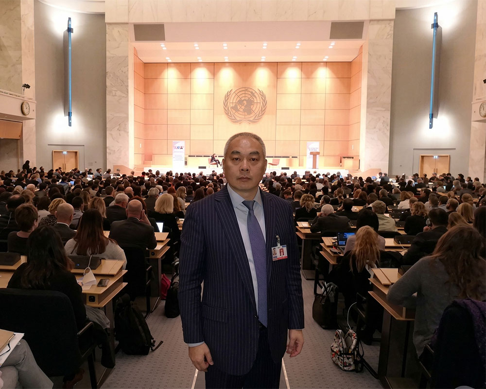 Wang Jidong, Chairman of Guangxi Penshibao Co., Ltd., Attends the 7th United Nations Forum on Business and Human Rights