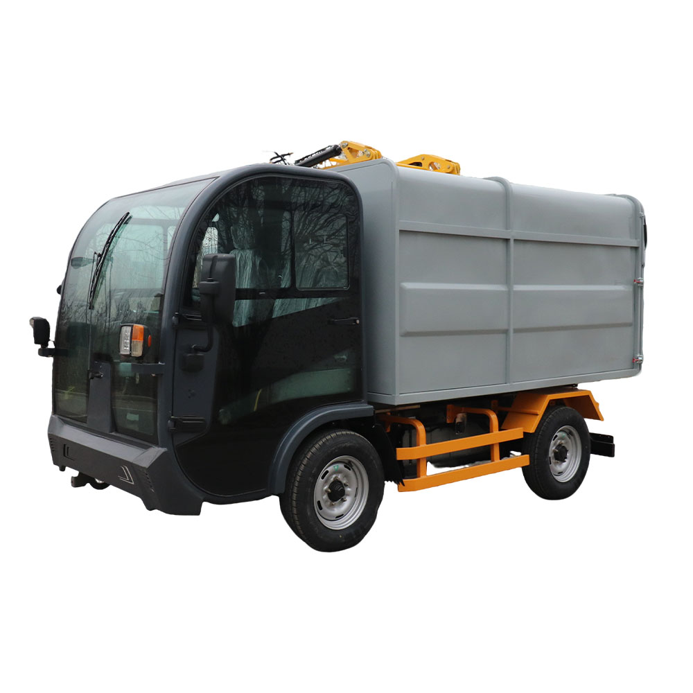 Four-wheel Side Loader Garbage Truck