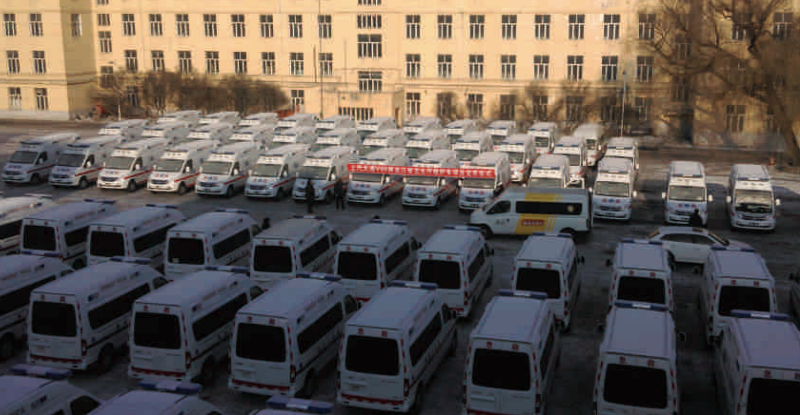 Delivery of 81 Ambulance Vans in 2014