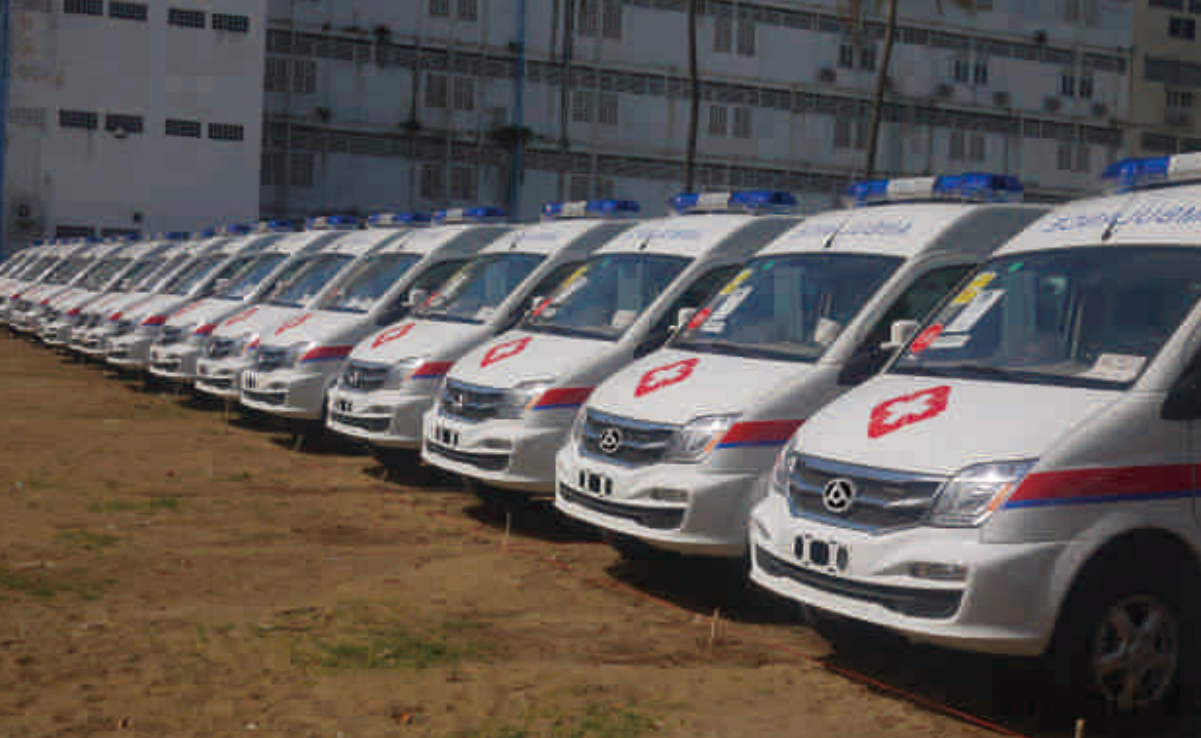 Delivery of 200 Ambulance Vans in 2014