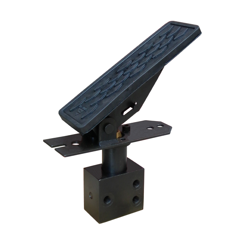 Foot-operated brake valve