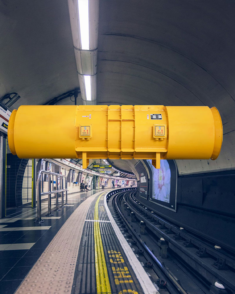 Tunnel Construction Fan Installation