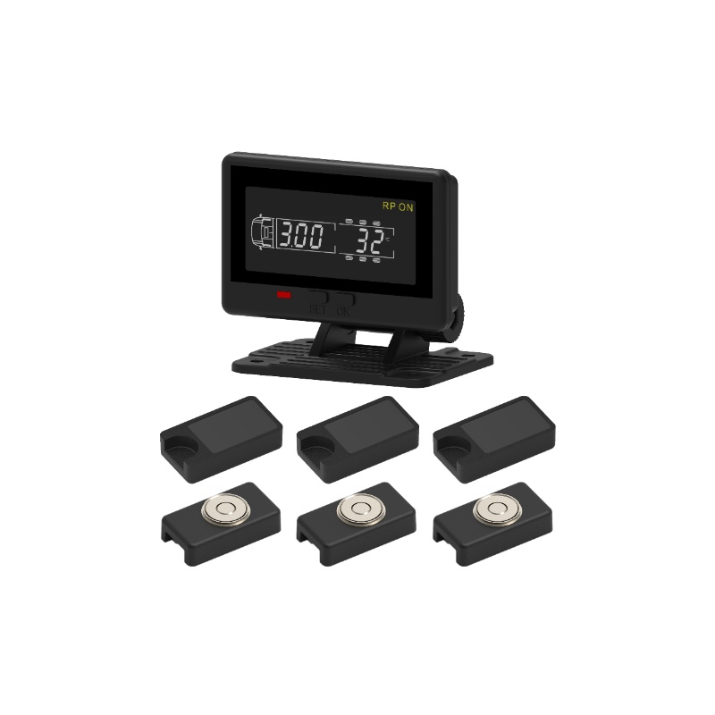 Magnetic-attachment wireless temperature monitoring system