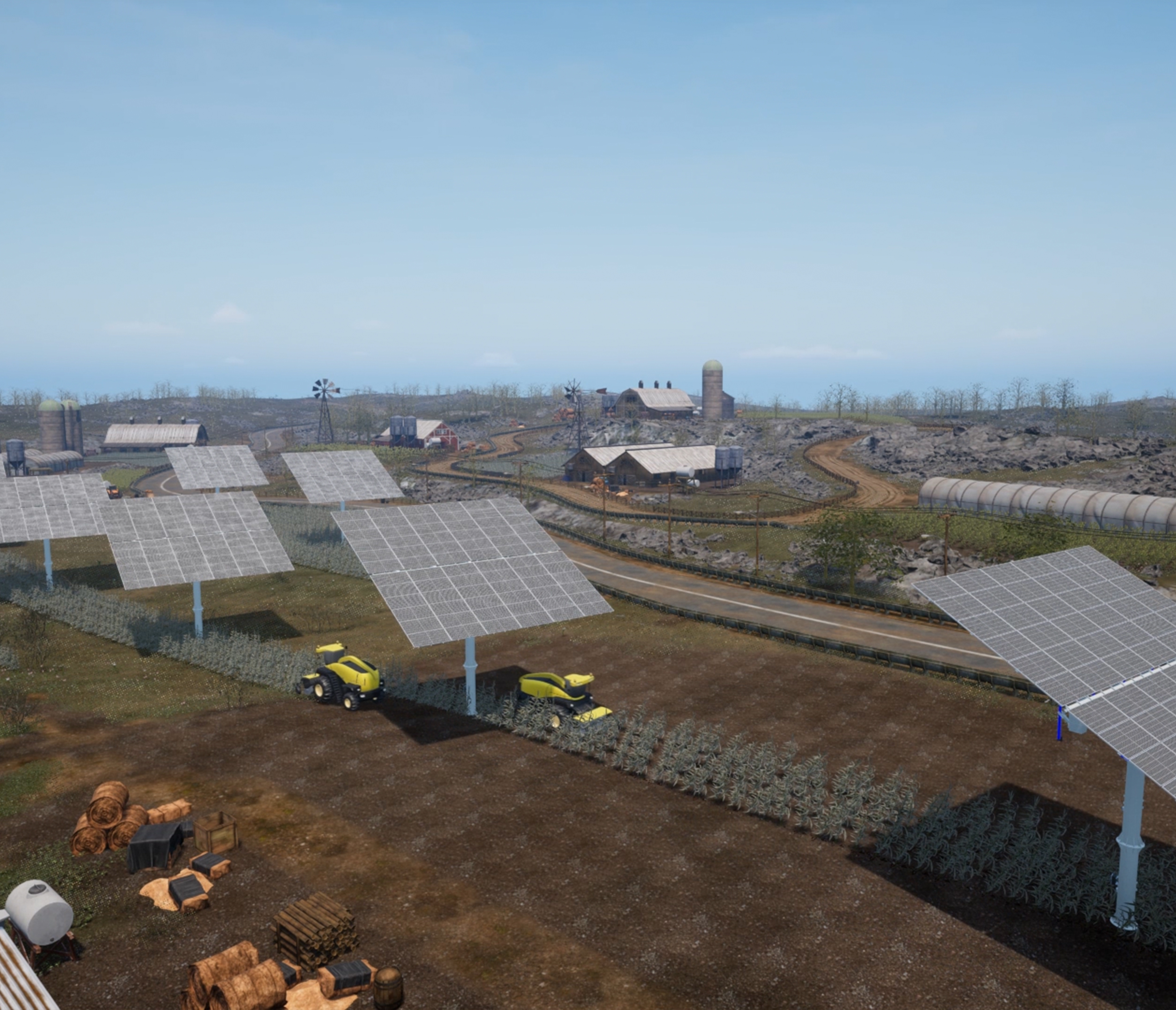 Agrivoltaics dual-use solar