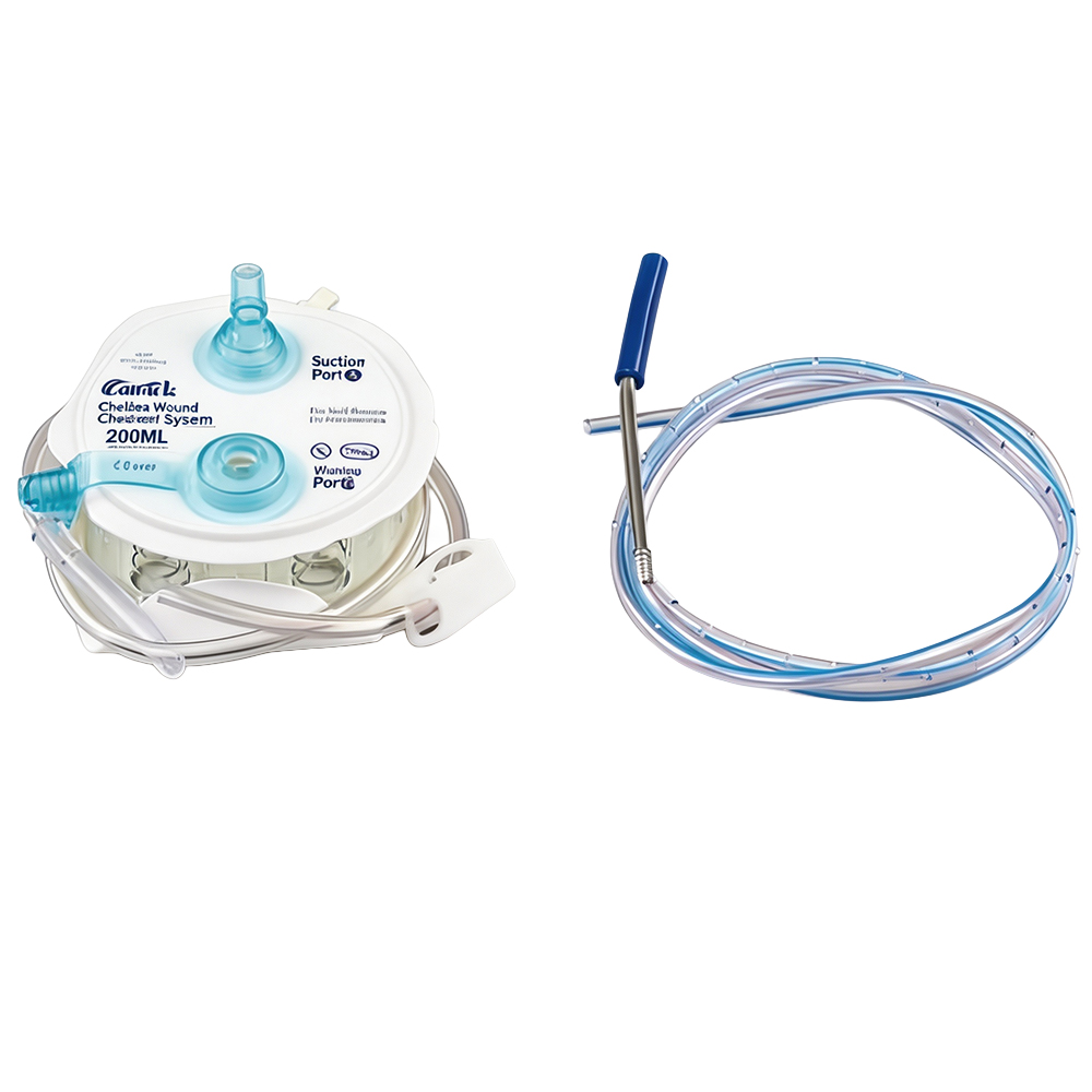 Closed Wound Drainage System (Spring with PVC drain )