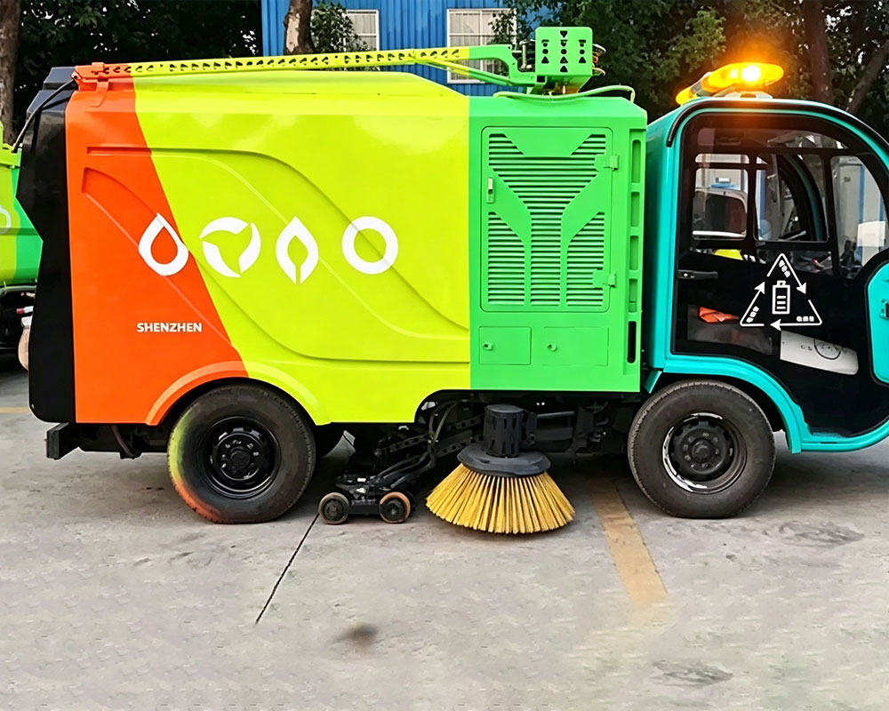 Street Washer Truck Arrived In Shenzhen Sanitation