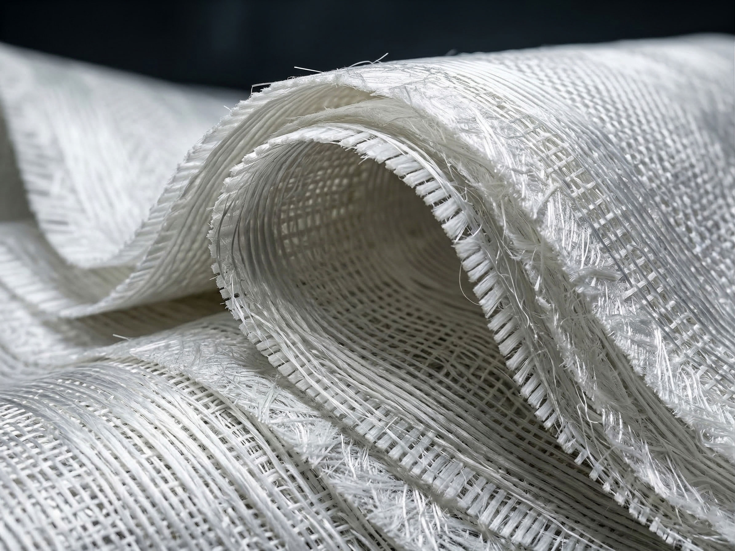 Glass fiber knitted chopped combo mat