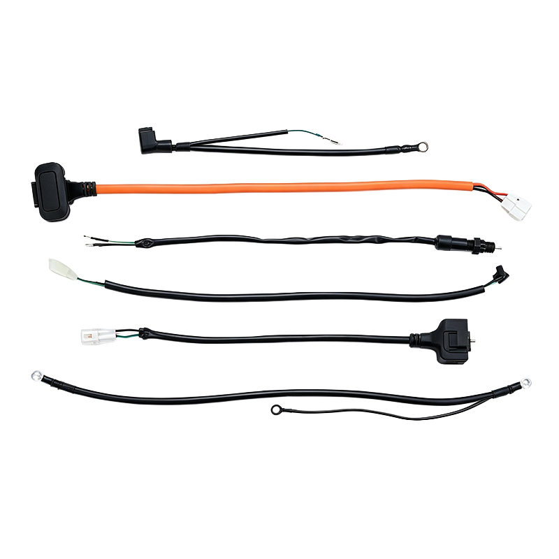 Charging socket wire / Battery negative terminal wire / Brake switch wire