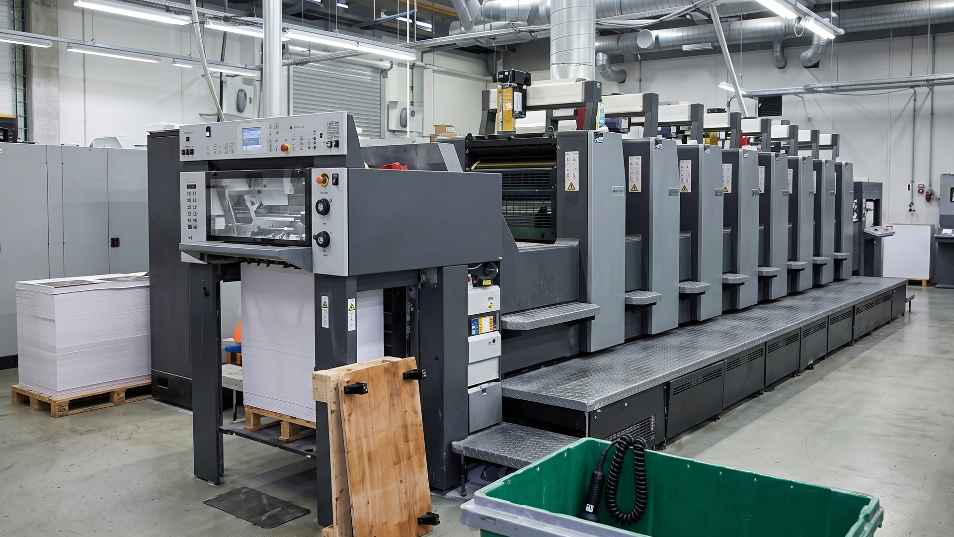 Heidelberg 6-color printing press