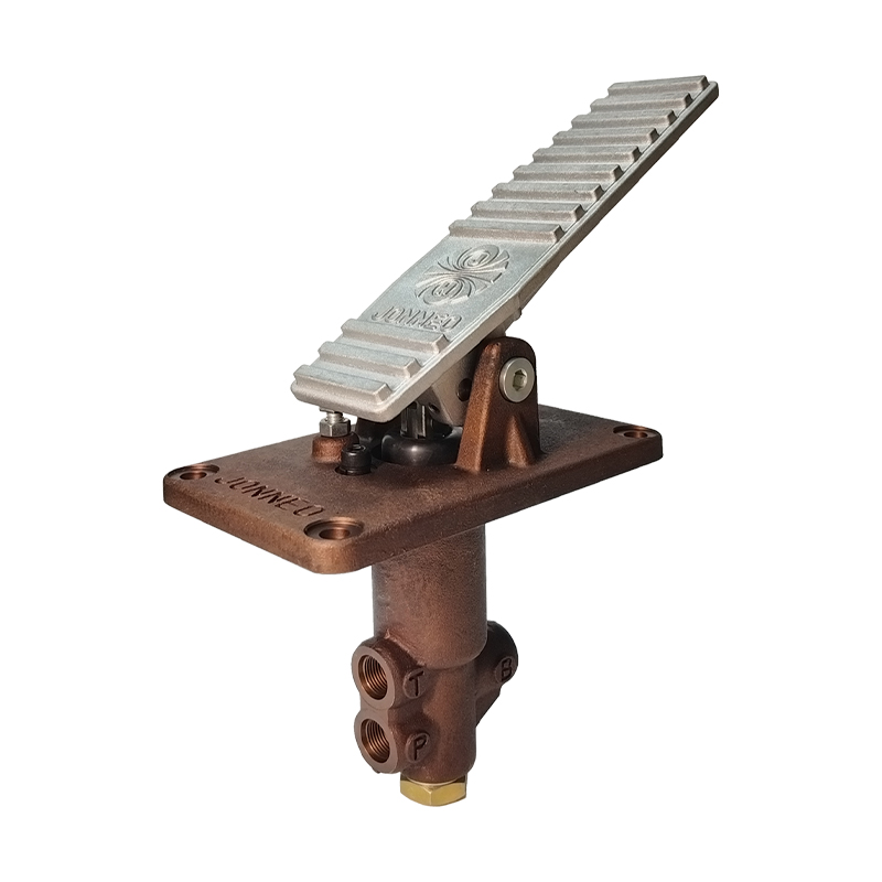 Foot-operated brake valve