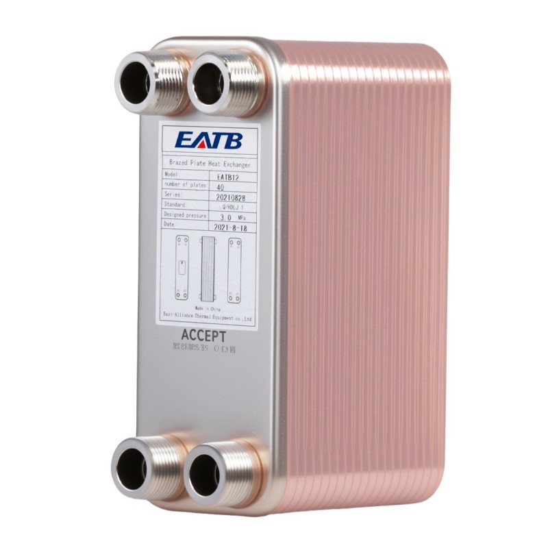 EATB12 For refrigeration and heating equipment, suitable for use in heat pumps, air conditioning units and similar systems, serving as economisers, intercoolers and similar components.