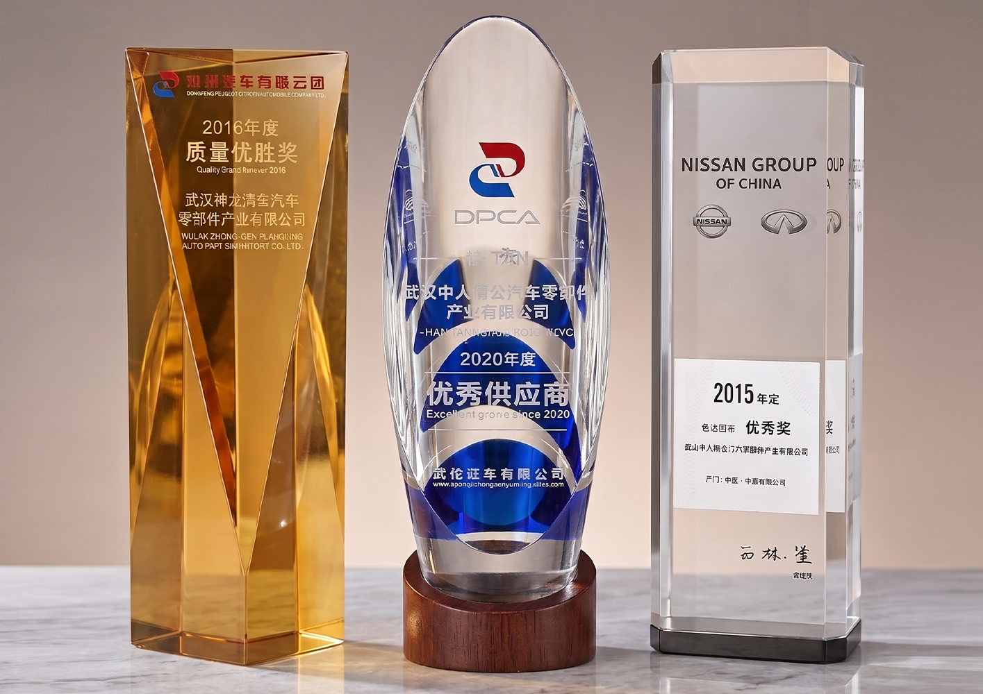 Award Trophy Showcase