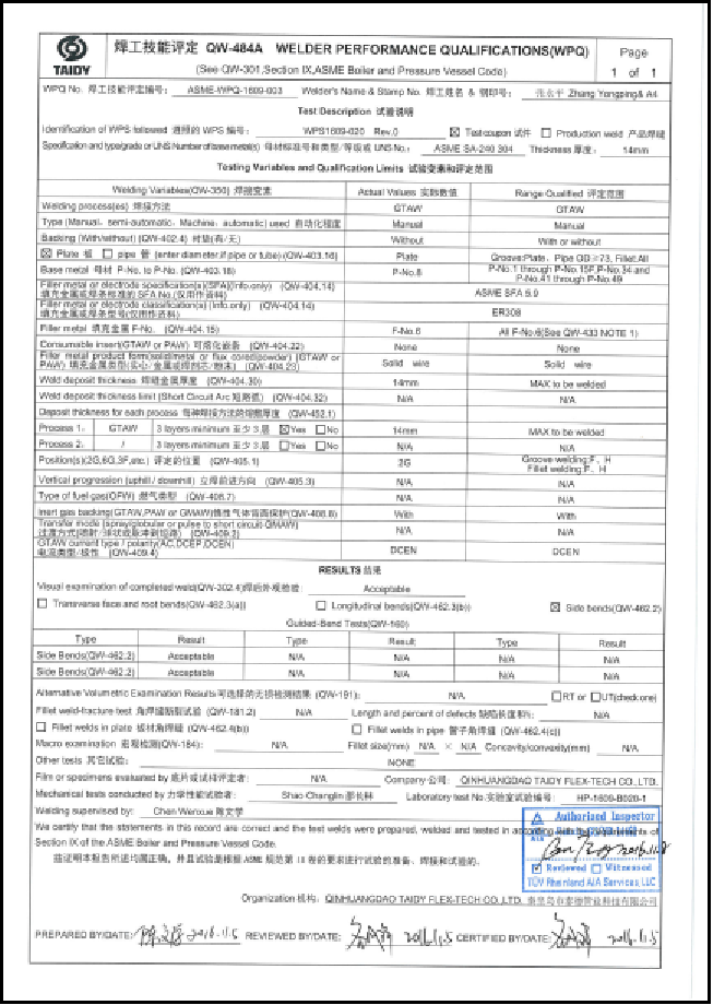 Taidy Portrait Certificate 1