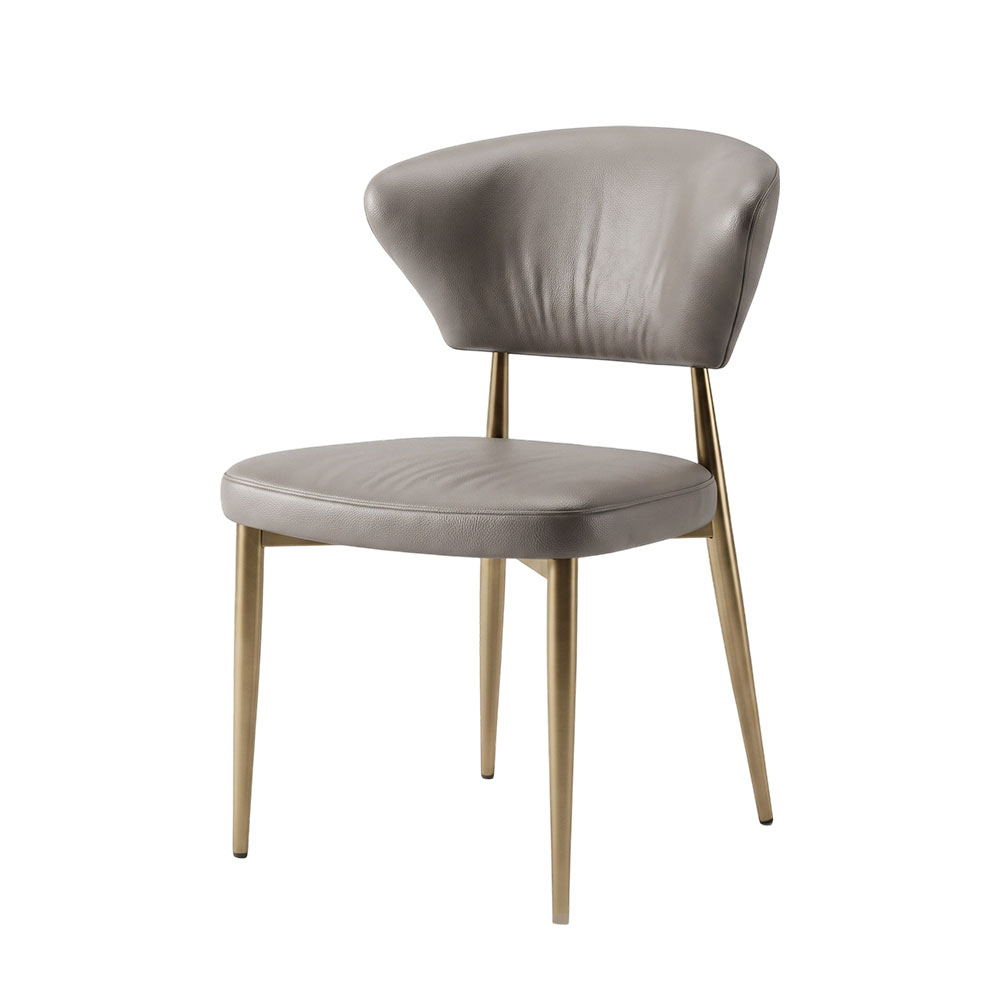 Light luxury grey dining chair (matching table)