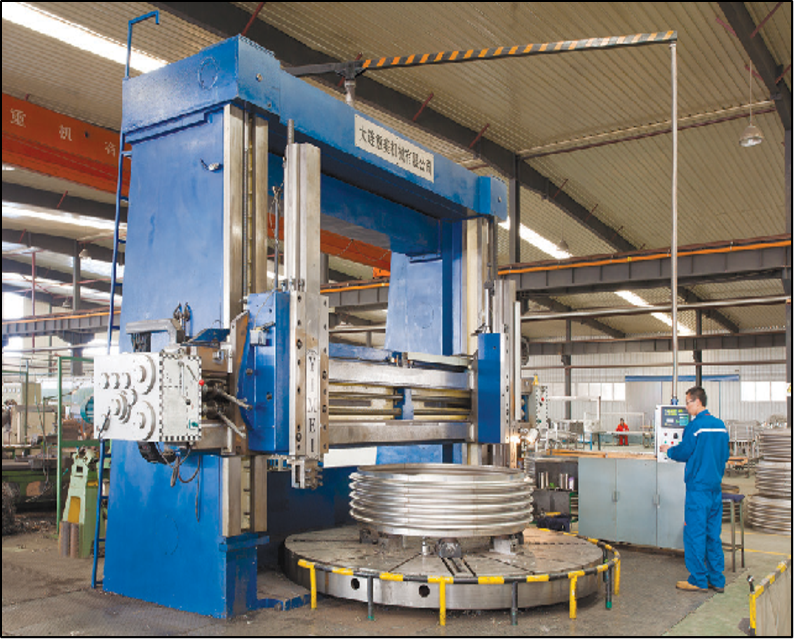 Double column vertical lathe