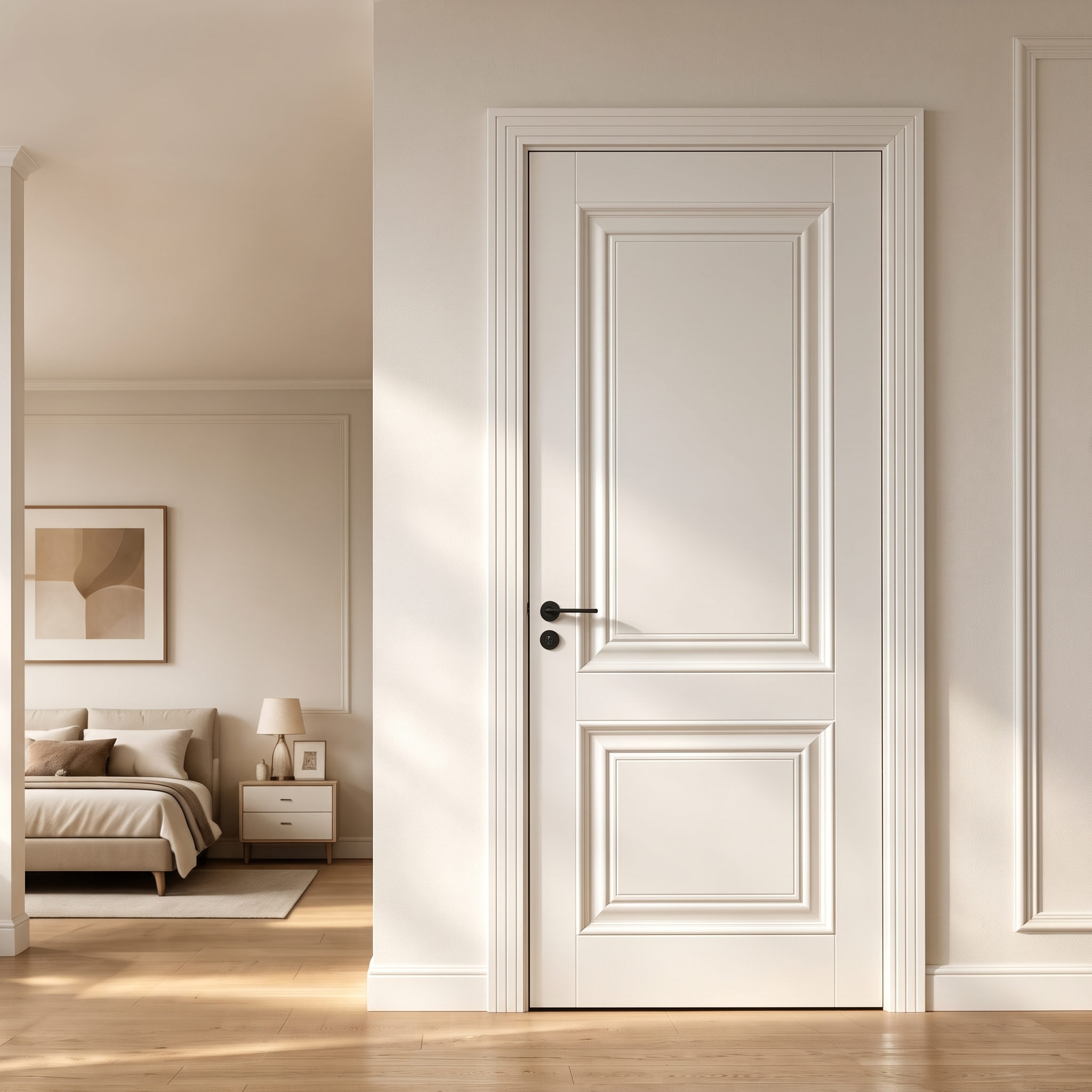 European Style Flat Groove Door