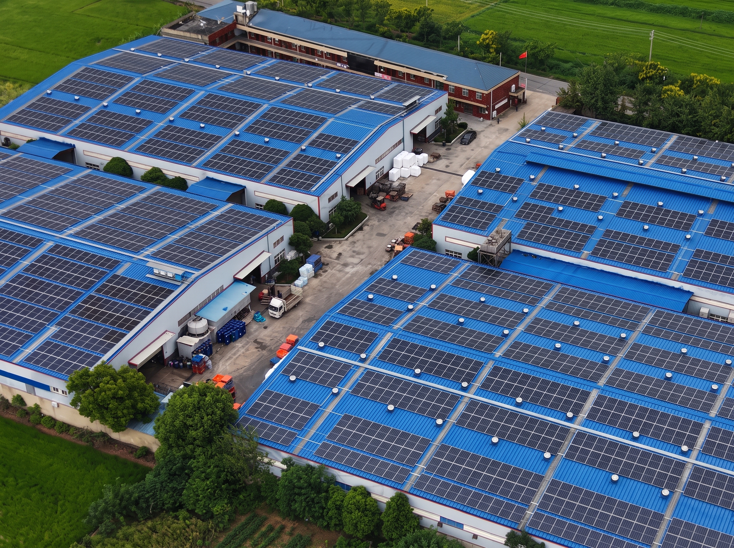 Clean and Modern Food Packaging Manufacturing Plant