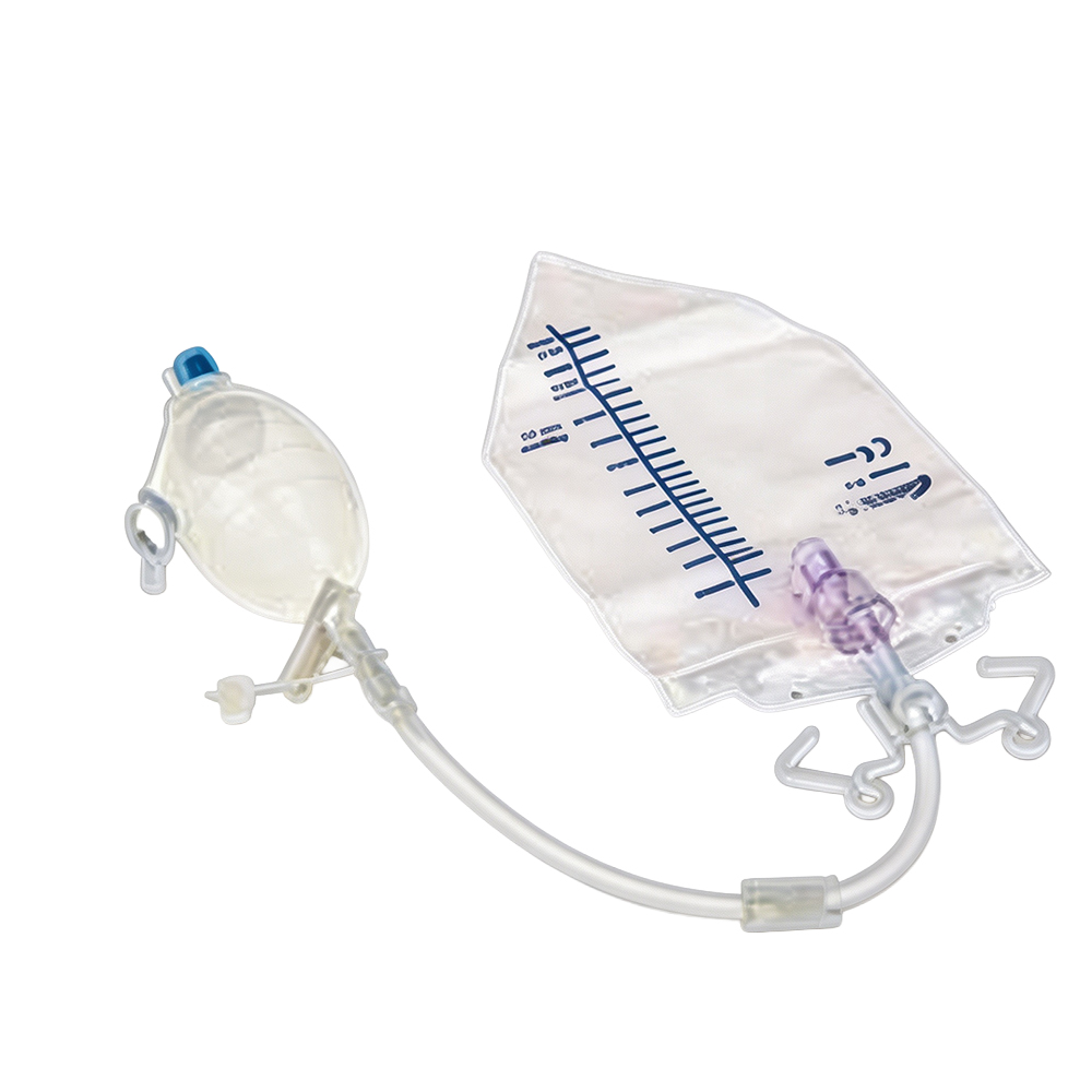 Closed Wound Drainage System with Drainage Bag (with bottom outlet silicone reservoir）