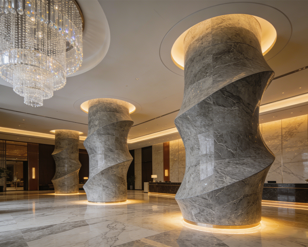 Custom Stone Columns: The Focal Point of Architectural Spaces