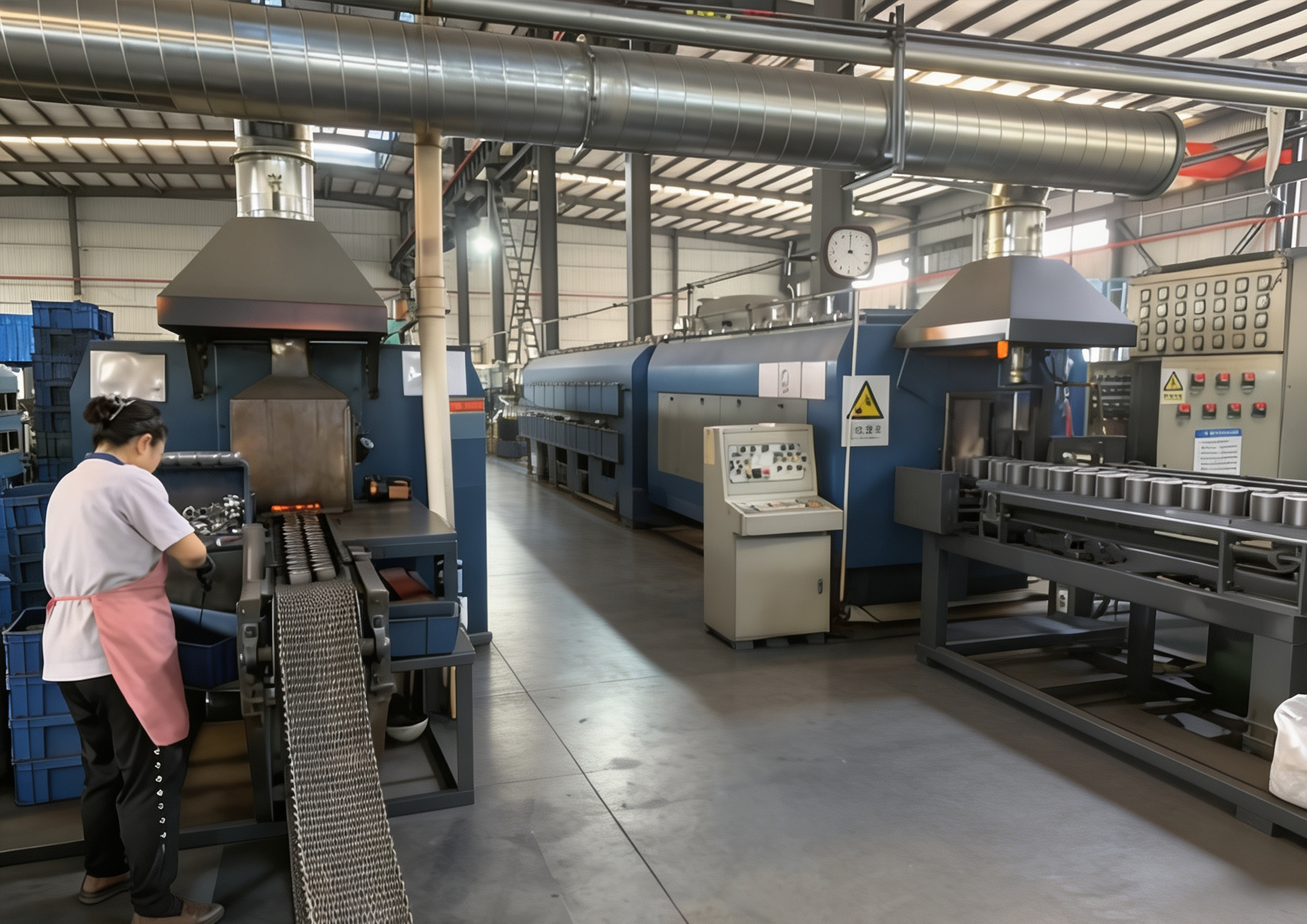 Belt sintering furnace