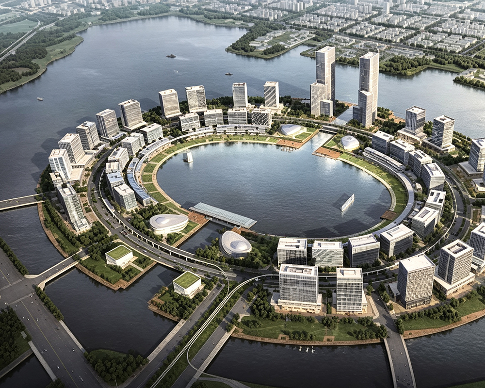 Longhu Financial Center Project, East Zhengzhou New District