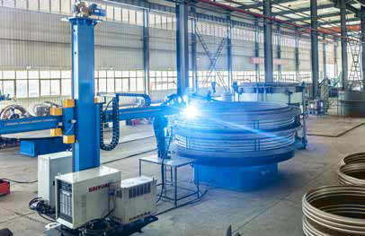 Gas protection automatic welding machine