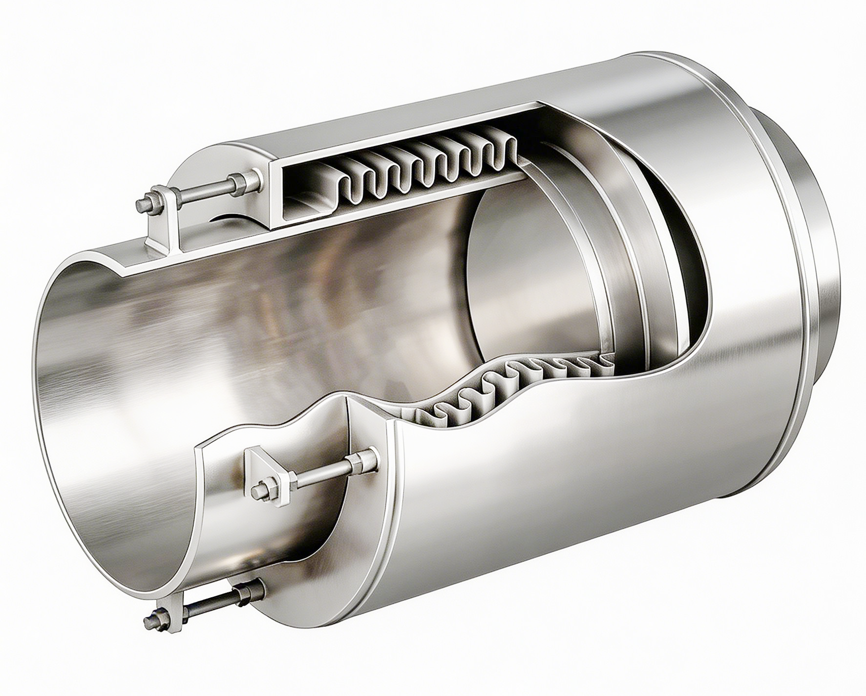 Externally Pressurized Single Axial Expansion Joint