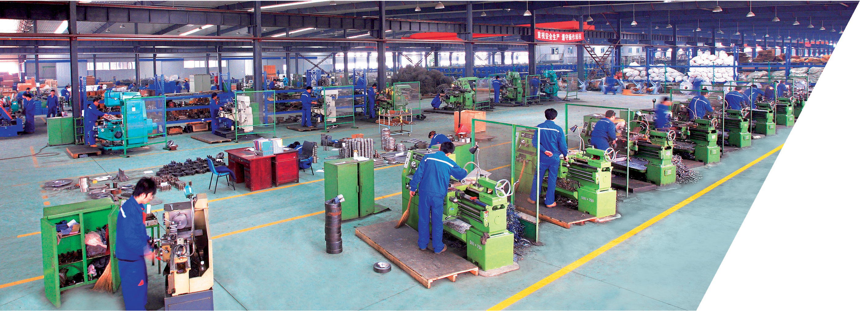 Workshop of machining