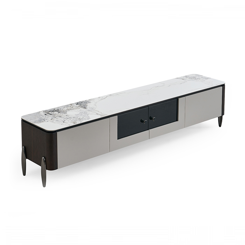 Italian Light Luxury Sintered Stone TV Cabinet