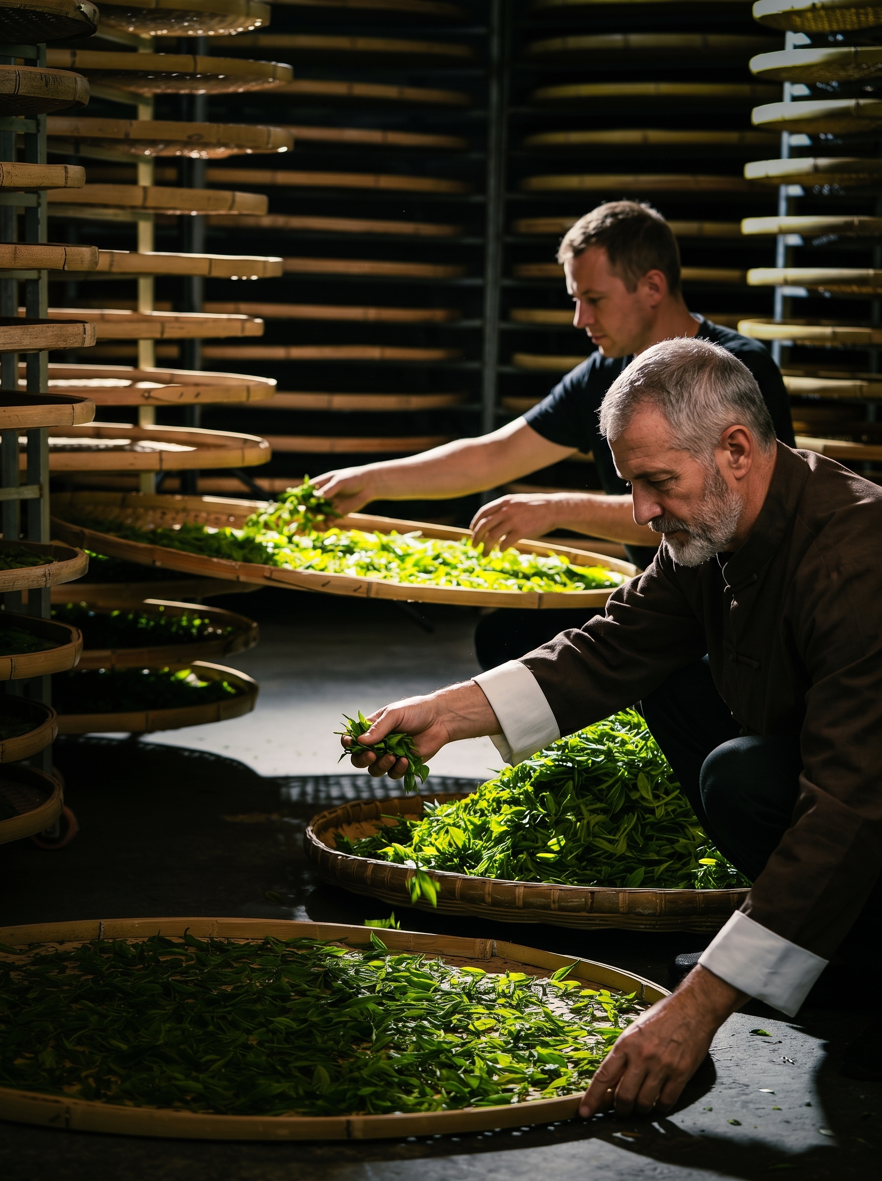 Tea processing workshop
