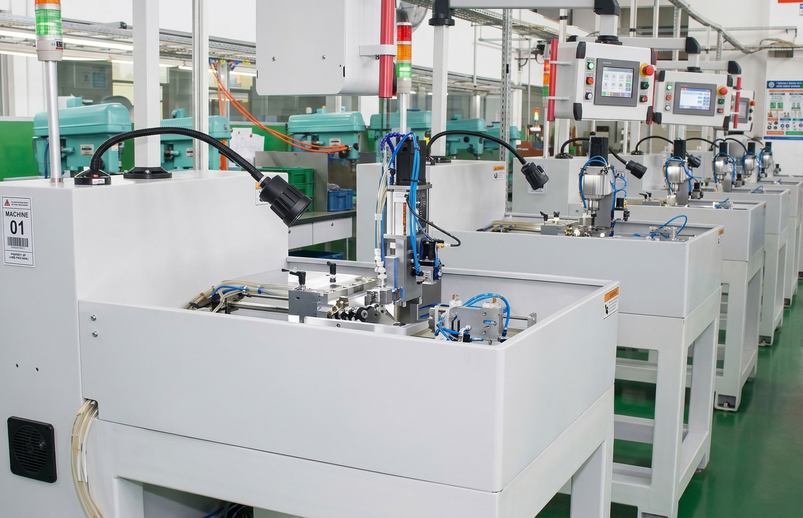 Industrial Cleanroom Chip Manufacturing