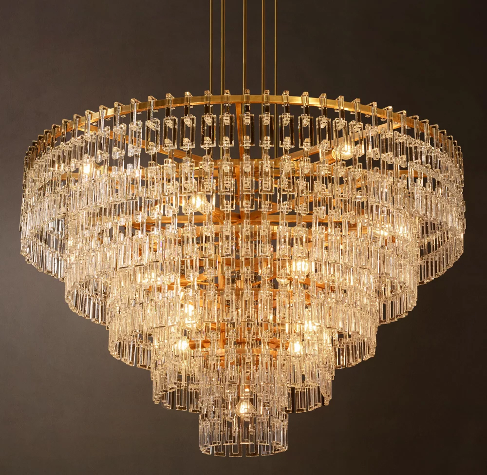 Marignan 3-Tier Round Chandelier Dia. 36