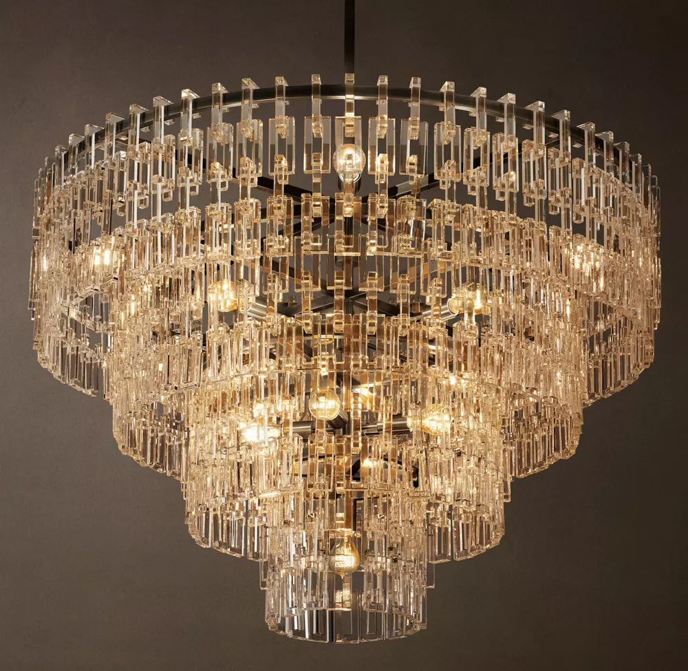 Marignan 3-Tier Round Chandelier Dia. 36