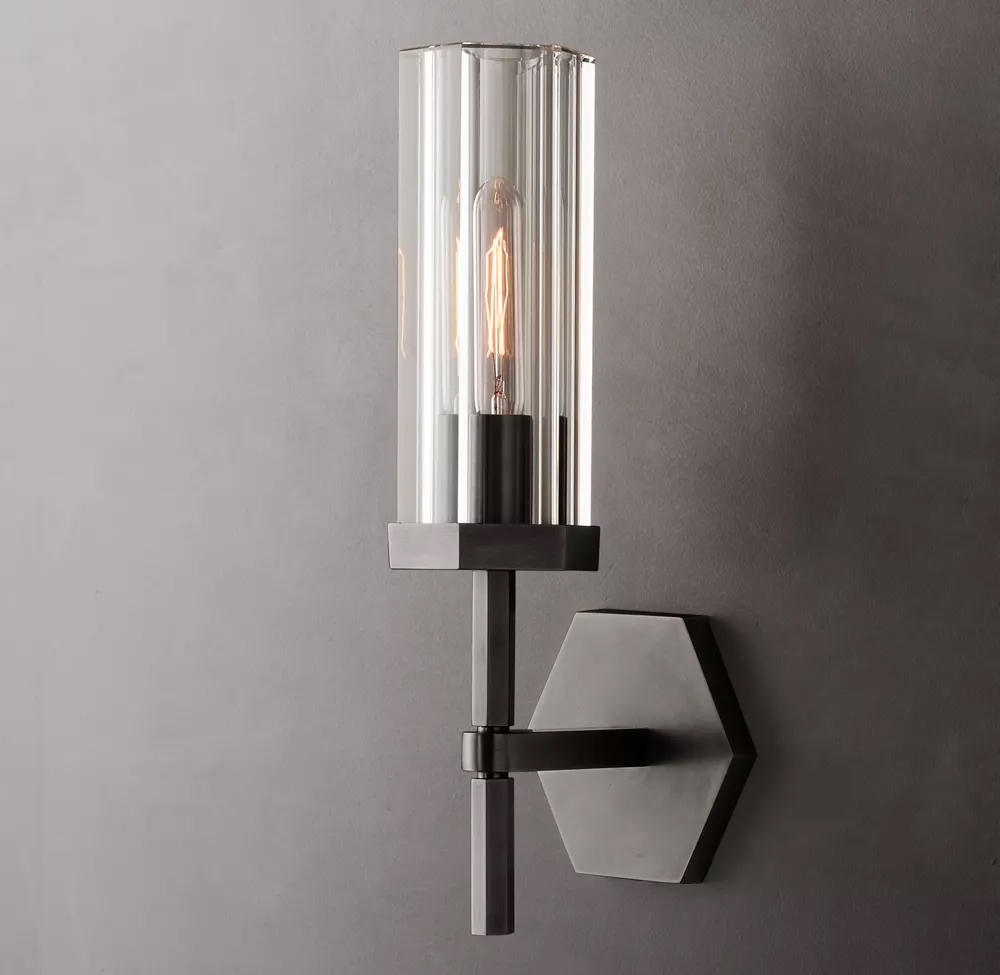 Lambeth Hexagonal Sconce H14