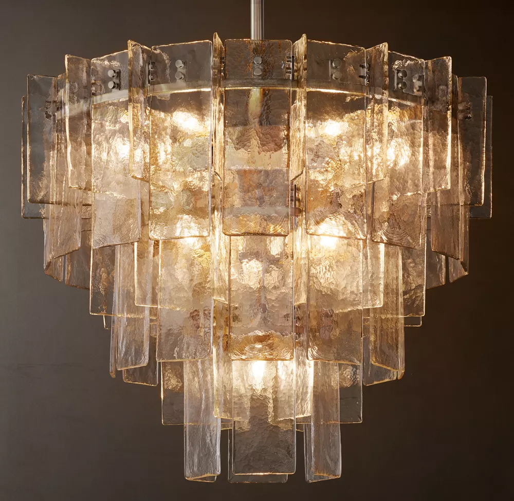 Rain Round Chandelier Dia. 18