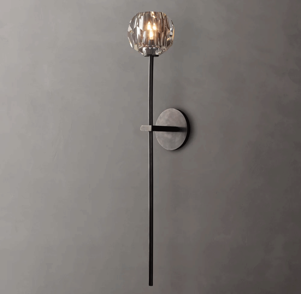 Boule Crystal Wall Sconce H28