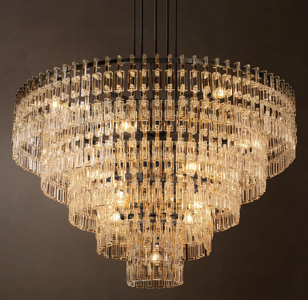 Marignan 3-Tier Round Chandelier Dia. 36
