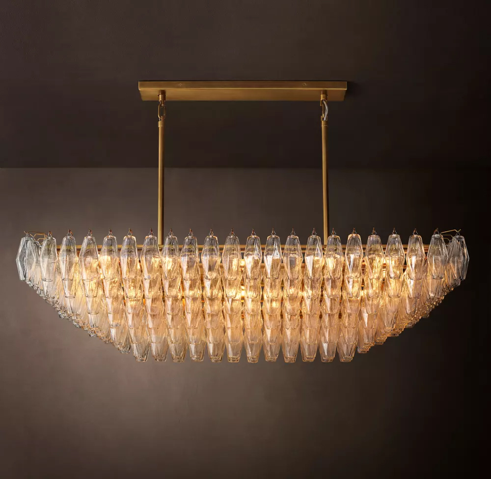 Rain Round Chandelier Dia. 18