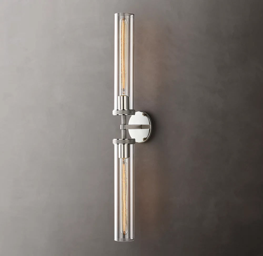 Lambeth Knurled Linear Wall Sconce H20